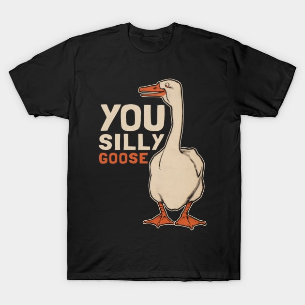 Vintage Funny Goose T-Shirt by KewaleeTee